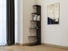 Vente-unique - DELORY Bookcase Holz, Platte Schwarz - B 22 cm x H 150 cm x L 50 cm Bild 4