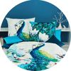 Kaeppel Wendebettwäsche 135x200cm Pfau Blau Grün Kaeppel, Satin, 2 teilig, hochwertiger Digitaldruck mit beeindruckendem Pfauenmotiv, Baumwolle Bild 4