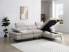 Vente-unique - Ecksofa mit Schlaffunktion mit Bettkasten - Ecke rechts - Strukturstoff - Beige - MORAVA Bild 2