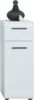 Badmöbel Unterschrank Skin Hochglanz weiß