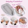babybay Kuschelnest, taupe Sterne weiß Bild 3