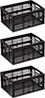 Gardissimo 3er-Set Klappbox Faltbox Klappkorb klappbar Einkaufskorb 32L Bild 2