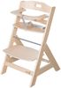 roba® Hochstuhl Liv Up - mitwachsender Treppenhochstuhl - bis 70kg belastbar, höhenverstellbar & nachhaltig - aus FSC-zertifiziertem Holz - Natur Bild 3