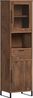 Wohnwand 2tlg massivum Sydney Pinie braun 50x185x41 cm Wohnzimmermöbel-Set Massivholz rustikales TV-Wohnwand-Set Holz Bild 2