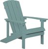 Gartenstuhl ADIRONDACK mit Fußstütze Türkis Bild 4