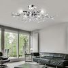 Elegante Deckenlampe mit verchromten Acrylblättern FLASH Bild 2