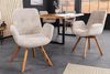 riess-ambiente Polsterstuhl BALTIC beige / natur (Einzelartikel, 1 St), Esszimmer · Bouclé · Eiche-Massivholz · mit Armlehne · 360° drehbar Bild 2
