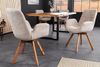 riess-ambiente Polsterstuhl BALTIC beige / natur (Einzelartikel, 1 St), Esszimmer · Bouclé · Eiche-Massivholz · mit Armlehne · 360° drehbar Bild 4