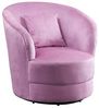 Atlantic Home Collection Sessel Colin, 360Grad, Polyester,Samt, Rosa, BxTxH: 84 x 85 x 84 cm Bild 1