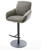 Barstuhl Luan-Flex Bouclé Soft Schlamm Drehfuß höhenverstellbar Metall Schwarz Bild 2