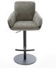 Barstuhl Luan-Flex Bouclé Soft Schlamm Drehfuß höhenverstellbar Metall Schwarz Bild 3