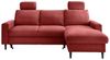 Ecksofa >Pris< Schlaffunktion, Stauraum, rot - 234x88x147 (BxHxT) Bild 4