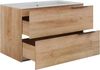 Vente-unique - NISAYA Waschbeckenmöbel Holz, Platte Beige - B 46 cm x H 50 cm x L 80 cm Bild 5