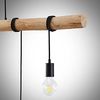 Lindby Hängeleuchte Rom, Holz IP20, 5 x 60 W Bild 5
