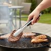 BBQ-Toro Grillzange Edelstahl Grillzange, 27 x 4 x 4 cm, hitzebeständig, Küchenzange Bild 2