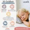 Laleni Jersey Spannbettlaken Laufgitter quadratisch 100x100 cm - Oeko-Tex Zertifiziert, 100% Baumwolle, atmungsaktives Spannbetttuch für Baby, 135 g/m², weiß Bild 2