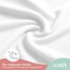 Laleni Jersey Spannbettlaken Laufgitter quadratisch 100x100 cm - Oeko-Tex Zertifiziert, 100% Baumwolle, atmungsaktives Spannbetttuch für Baby, 135 g/m², weiß Bild 5
