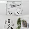 Morges Deckenleuchte LED Chrom, 2-flammig Bild 5
