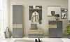 moebel-dich-auf Garderoben-Set MAILAND, (Komplett-Set, Garderobenschrank + Paneel + Bank + Spiegel + Schuhkommode), erhältlich in 2 Farbkombinationen Bild 2
