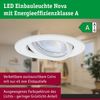 LED Einbauleuchte Nova Coin Einzelleuchte rund 84mm 50° 2,8W 505lm 230V 4000K Weiß matt Bild 4