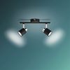 Philips Meranti Decken-/Wandspot 2x Strahler Oberflächenbeleuchtung GU10 2 Glühbirne(n) LED 220-240 V Schwarz Bild 3