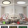 LQWELL® Deckenleuchte LED Deckenlampe, IP44 Wasserfest Badlampe Rund Flach 23W 4000K 2600LM Modern Schlicht Lampe Dünn für Wohnzimmer Badezimmer Schlafzimmer Küche Balkon Keller Büro, 300 * 25mm Bild 4