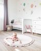 MeowBaby Baby Spielmatte rund mit Volant, rosa Bild 3