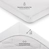 Laleni Premium Spannbettlaken 60 x 120 x 15 cm Babybett 2er Set | Oeko-TEX zertifiziertes Bettlaken 60x120 Kinderbett | Kinderbettwäsche 60x120 100% Baumwolle | Spannbettlaken 60x120 cm Baby in Weiß Bild 3