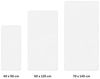 Laleni Premium Spannbettlaken 60 x 120 x 15 cm Babybett 2er Set | Oeko-TEX zertifiziertes Bettlaken 60x120 Kinderbett | Kinderbettwäsche 60x120 100% Baumwolle | Spannbettlaken 60x120 cm Baby in Weiß Bild 2