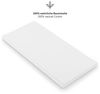 Laleni Premium Spannbettlaken 60 x 120 x 15 cm Babybett 2er Set | Oeko-TEX zertifiziertes Bettlaken 60x120 Kinderbett | Kinderbettwäsche 60x120 100% Baumwolle | Spannbettlaken 60x120 cm Baby in Weiß Bild 4
