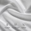 Laleni Premium Spannbettlaken 60 x 120 x 15 cm Babybett 2er Set | Oeko-TEX zertifiziertes Bettlaken 60x120 Kinderbett | Kinderbettwäsche 60x120 100% Baumwolle | Spannbettlaken 60x120 cm Baby in Weiß Bild 5