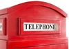 Vitrine Telefonzelle, Massivholz Schrank rot im London Stil - Ideal für Wohnzimmer & mehr. Jetzt entdecken! Bild 4
