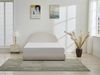 Vente-unique - LIRIMO Bett Stoff Beige - B 214 cm x H 111 cm x L 195 cm Bild 3