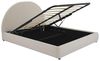 Vente-unique - LIRIMO Bett Stoff Beige - B 214 cm x H 111 cm x L 195 cm Bild 4
