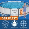 Steel Pro MAX™ Frame Pool Komplett-Set mit Filterpumpe Ø 488 x 122 cm , lichtgrau, rund Bild 3