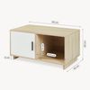 Couchtisch Kenta 80x45x40 cm Sonoma-Eicheoptik/Weiß [en. casa] Bild 2