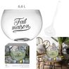 HOME DECO FACTORY, KA0102, 66L Cocktail Salad Bowl with ladle, ideal for aperitifs and Parties, transparent Design, Easy to clean, Perfect for Drinks and Salads - 66L, Transparent Bild 4