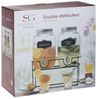 Secret de Gourmet Doppelter Getränkespender auf Ständer 4L x 2 Stück pro Set Bild 2