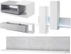 Wohnwand Set Bota Anbauwand 4-teilig weiß beton colorado Bild 2