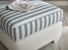 Sessel Set Hooge in creme und blau inkl. Hocker 95 cm Bild 4