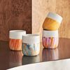 Royal Copenhagen Fluted Contrast Becher Marble Warm Ochre 33cl Bild 3
