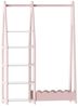 Kindergarderobe Vestnes 114x77x30 cm Cotton Candy/Weiß [en. casa] Bild 3