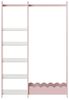 Kindergarderobe Vestnes 114x77x30 cm Cotton Candy/Weiß [en. casa] Bild 5