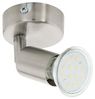 Eglo 92595 Spot BUZZ-LED Stahl nickel-matt GU10 max. 1X2,8W Ø6cm 3000K schwenkbar Bild 1
