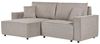 Ecksofa KARILA Taupe Rechtsseitig Bild 4