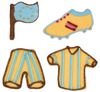 Städter Ausstechform Fußball-Fieber 6?8 cm Set, 4-tlg. Edelstahl Bild 2