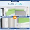 Grandekor Doppelrollo Klemmfix ohne Bohren Grün-Grau-Weiß 45x150 cm(Stoffbreite 41cm) Fenster Rollos für innen Klemmrollos Duo Rollos für Fenster ohne Bohren mit Bohren Privatschutz Zebrarollo Bild 5