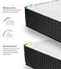 Naturalex | Titanium | Matratze 180x200 cm | Memory Foam Multi Density Blue Latex-Technologie | Ergonomische 7 Zonen | High Resilience Komfort | Flexibel + Extra Langlebig | 30 cm Voller Komfort Bild 5