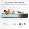 Naturalex | Titanium | Matratze 180x200 cm | Memory Foam Multi Density Blue Latex-Technologie | Ergonomische 7 Zonen | High Resilience Komfort | Flexibel + Extra Langlebig | 30 cm Voller Komfort Bild 4