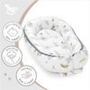 Pepi - Baby-Nest - Nestchen Baby - Baby-Nestchen für Neugeborene mit antiallergischer Füllung - Kokon für Sommer Frühling - hergestellt aus 100% Baumwolle Bild 2